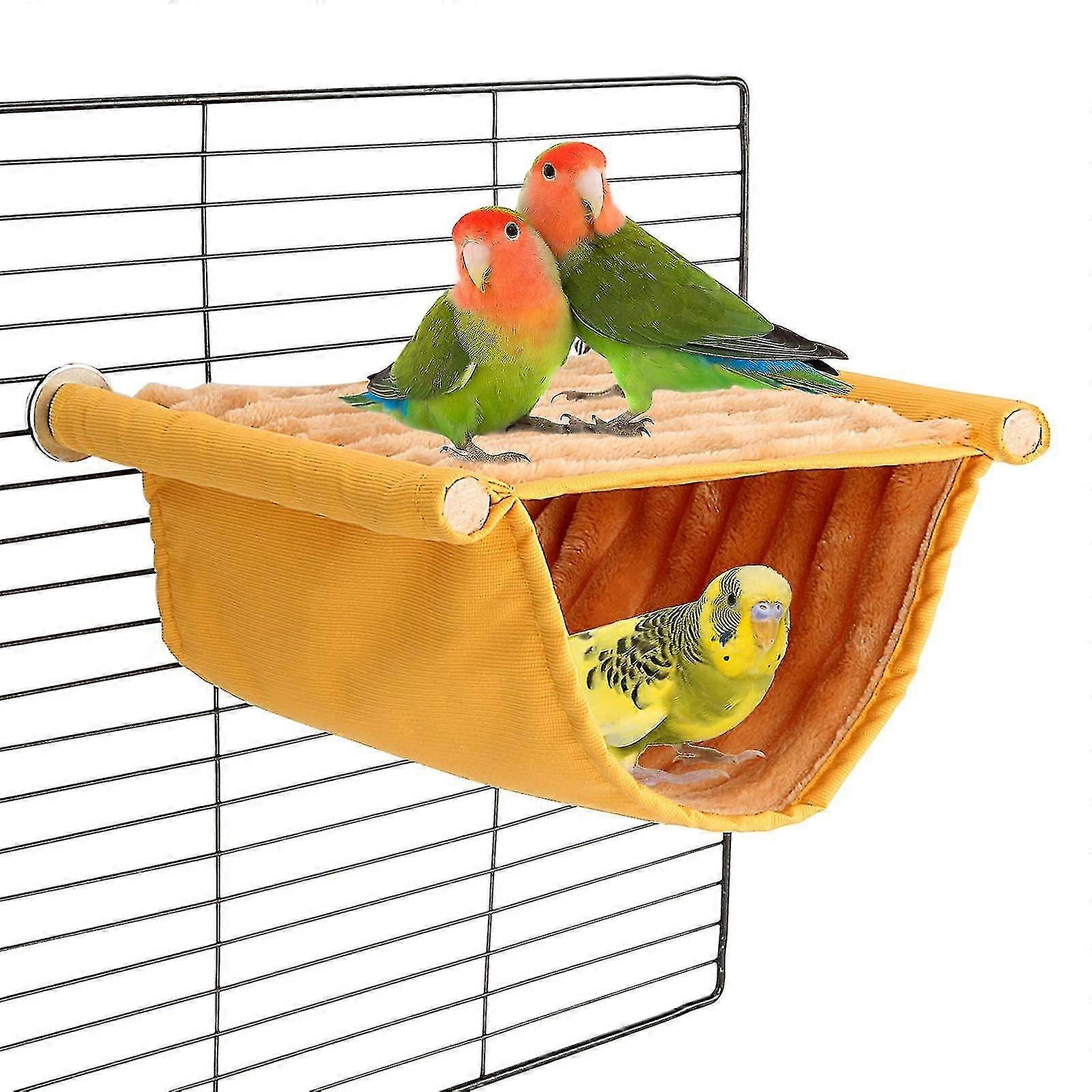 Winter Warm Bird Nest Bed Hanging Hammock Cozy Cabin Parrot House Tent Birdcage New