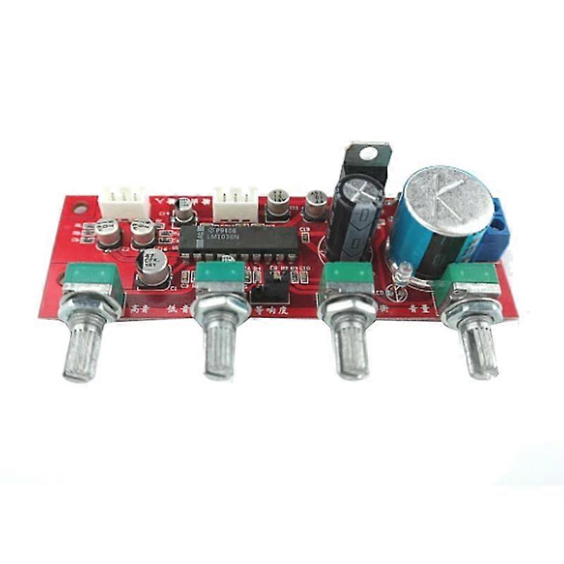 LM1036 Tone Board with Treble Bass Volume Adjustment Pre-Amplifier Tone Board Using LM1036 Tone Chip(A Type)