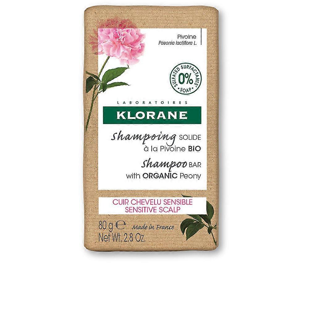 Klorane a la Peonía Bio Solid Shampoo, 80 g