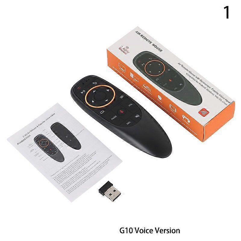 G10S Air Mouse Voice Control With Gyro Sensing Game 2.4Ghz Wireless Smart Remote