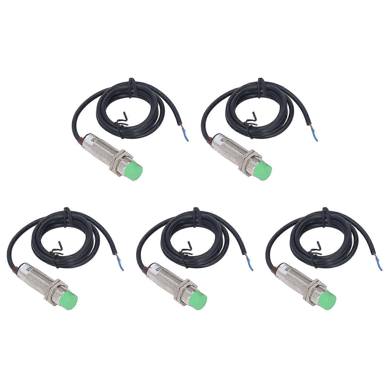 M18 Inductive Proximity Sensor Non Contact Red LED 2 Wire Normally Closed Proximity Switch 10‑36VDC