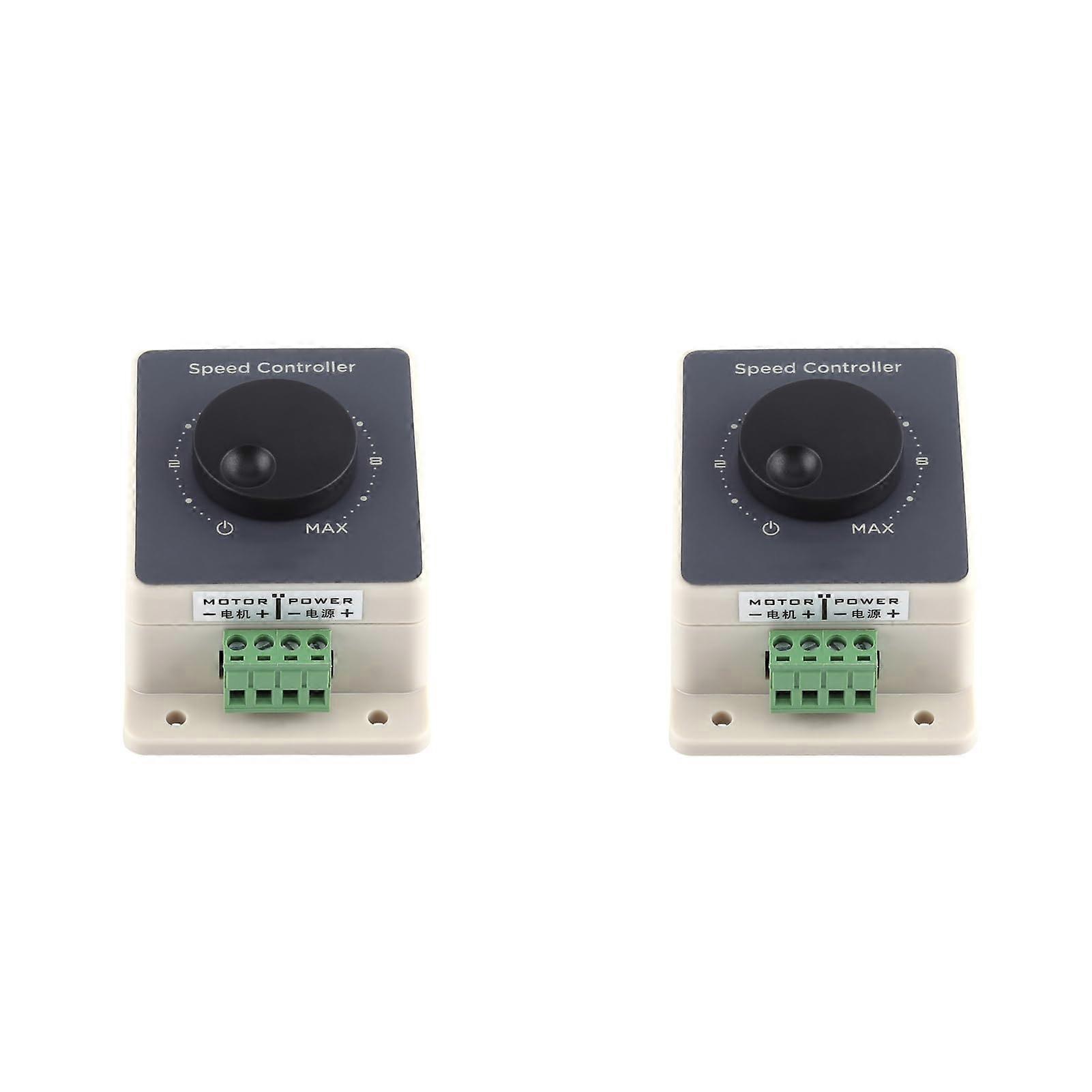 DC Motor Controller 2Pcs DC1060V 20A Pulse Width Modulator, PWM Motor Speed Controller