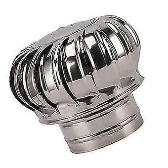 כובע ארובה פלדה נגד ירידה עם מהדק מעובה 150 סוג כובע מאוורר מסתובב אל חלד