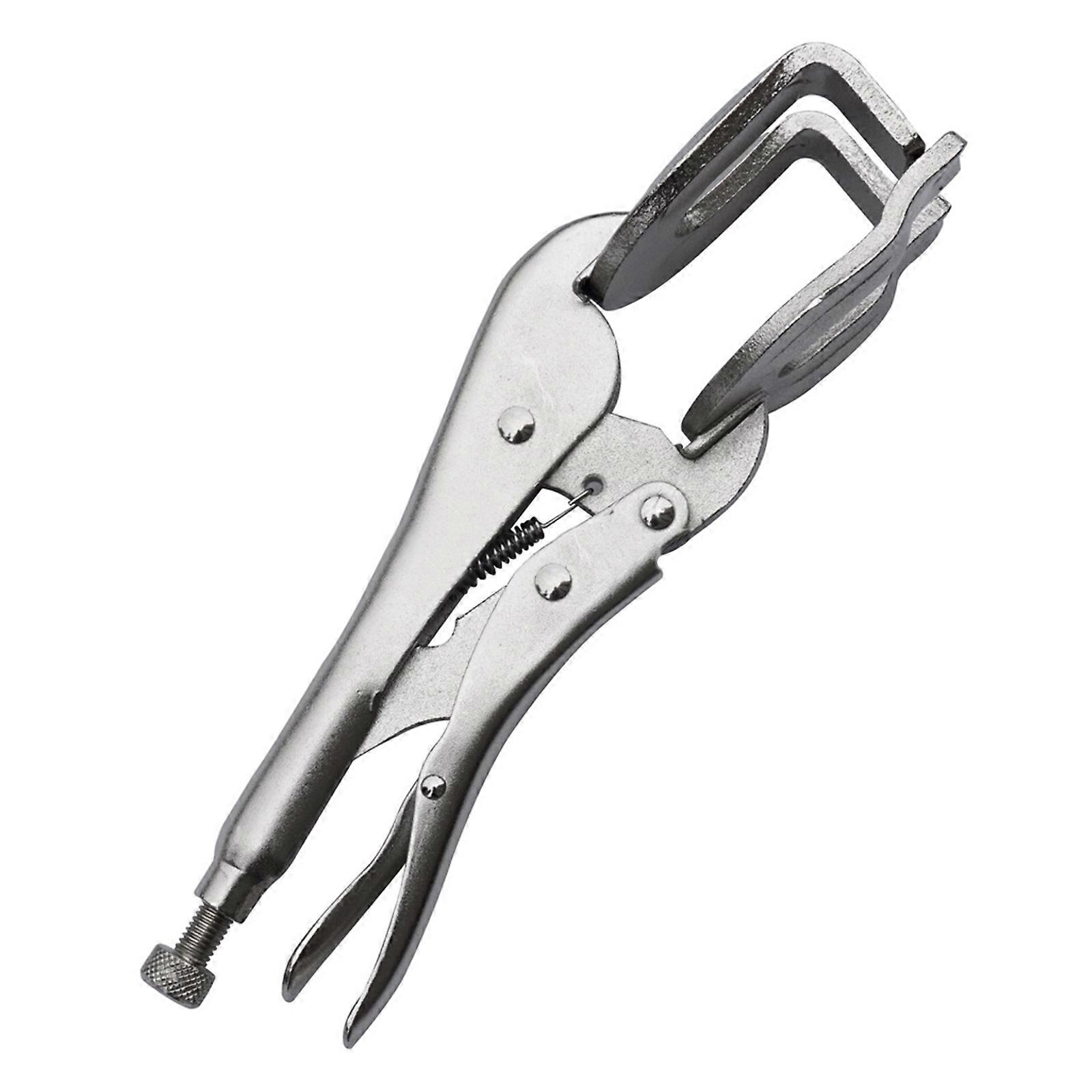 C Clamp Locking Pliers with Swivels Pad Welding Clamps Vises Grip C Clamps Heavy Duty Pocket Hole Clamp Adjustable