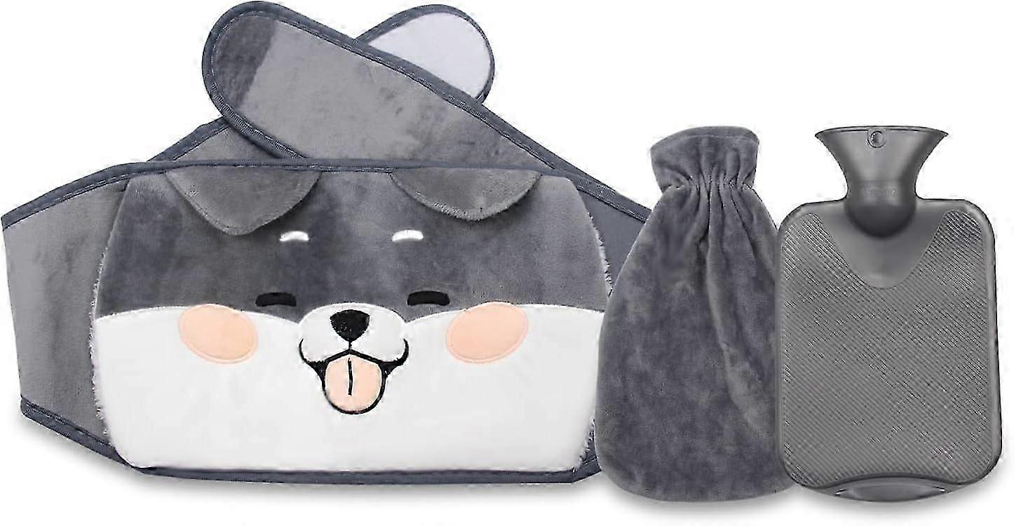 Butelka na gorącą wodę z pokrywą i paskiem - butelka na gorącą wodę Koala o pojemności 1000 ml