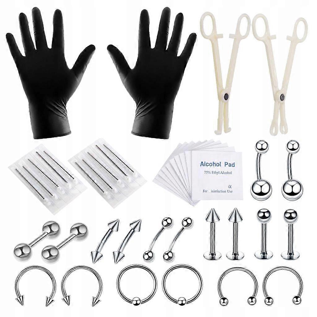 42-piece Professional Piercing Set