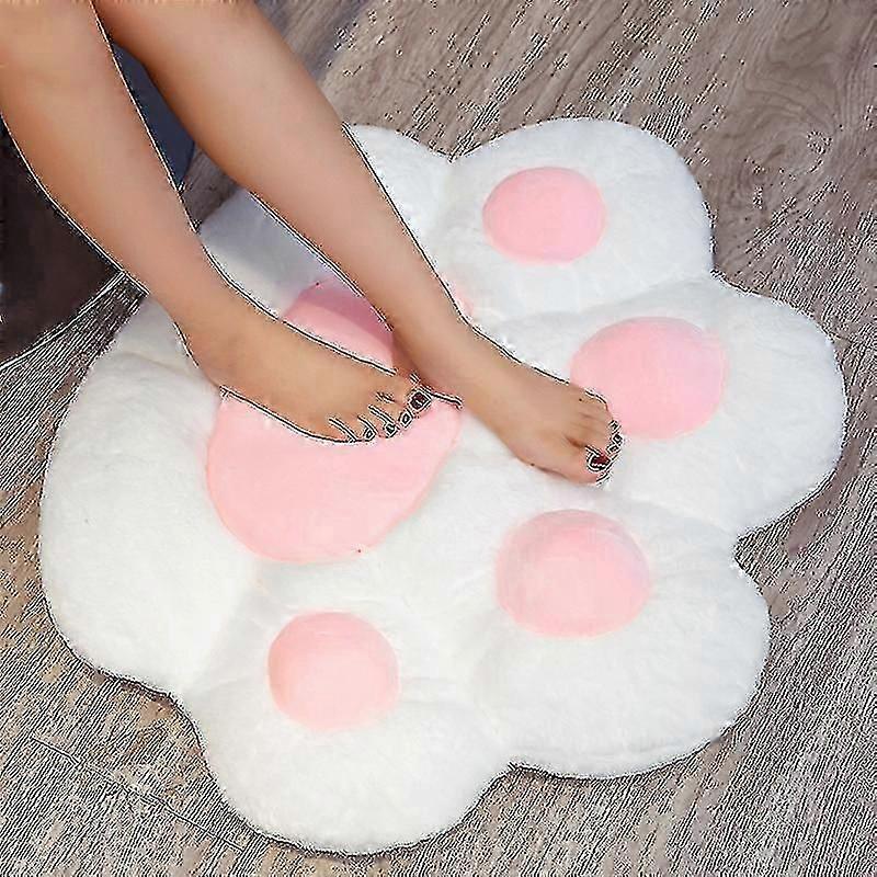 Cat Paw Cushion Seat Cushion Cute Cat Paw Shape Sofa Lazy Bear Paw Office Chair Cushion Comfortable Warm Plush Sofa Decoration Cushion