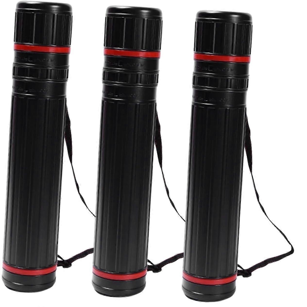 3pcs Telescoping Art Tube Expandable Storage Tube for Posters Documents Artwork 36 Inches Durable Portable Design
