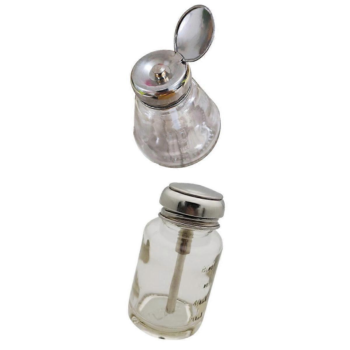 2x Empty Makeup Bottle Caps Pump Dispenser