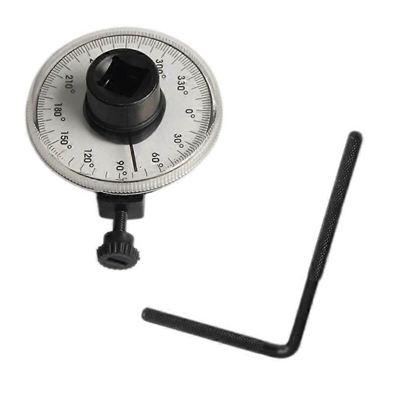 1/2 Torque Indexer Angle Gauge with Clamps Torque Angle Meter Pointer