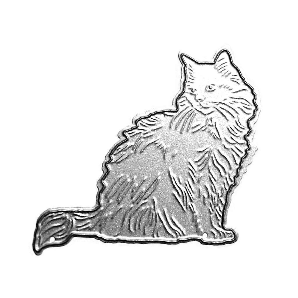 for Cat Cutting Die Cute Cartoon for Cat Embossing Script Die Stencils DIY Scrapbooking Card Making Paper Art Crafts Sup