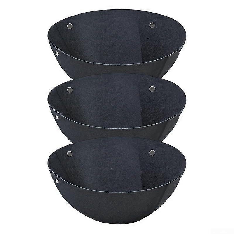 Felt Hanging Basket Leg Inserts 3-Piece Moisture Control For Plants Fits 40.6-40.64 Cm Baskets