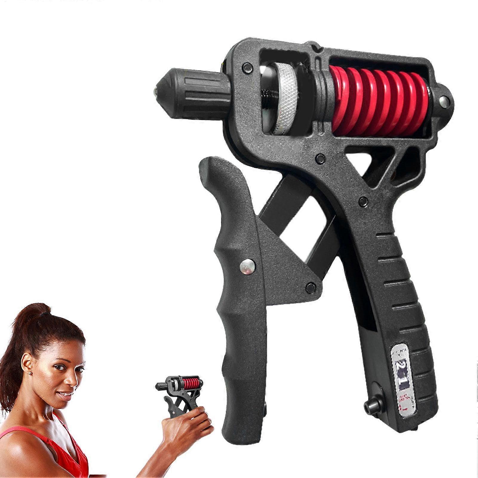 Forearm Grip Strengthening Device with Adjustable Carbon Steel Handles, Non-Slip Comfortable Grip and Mechanical Counter