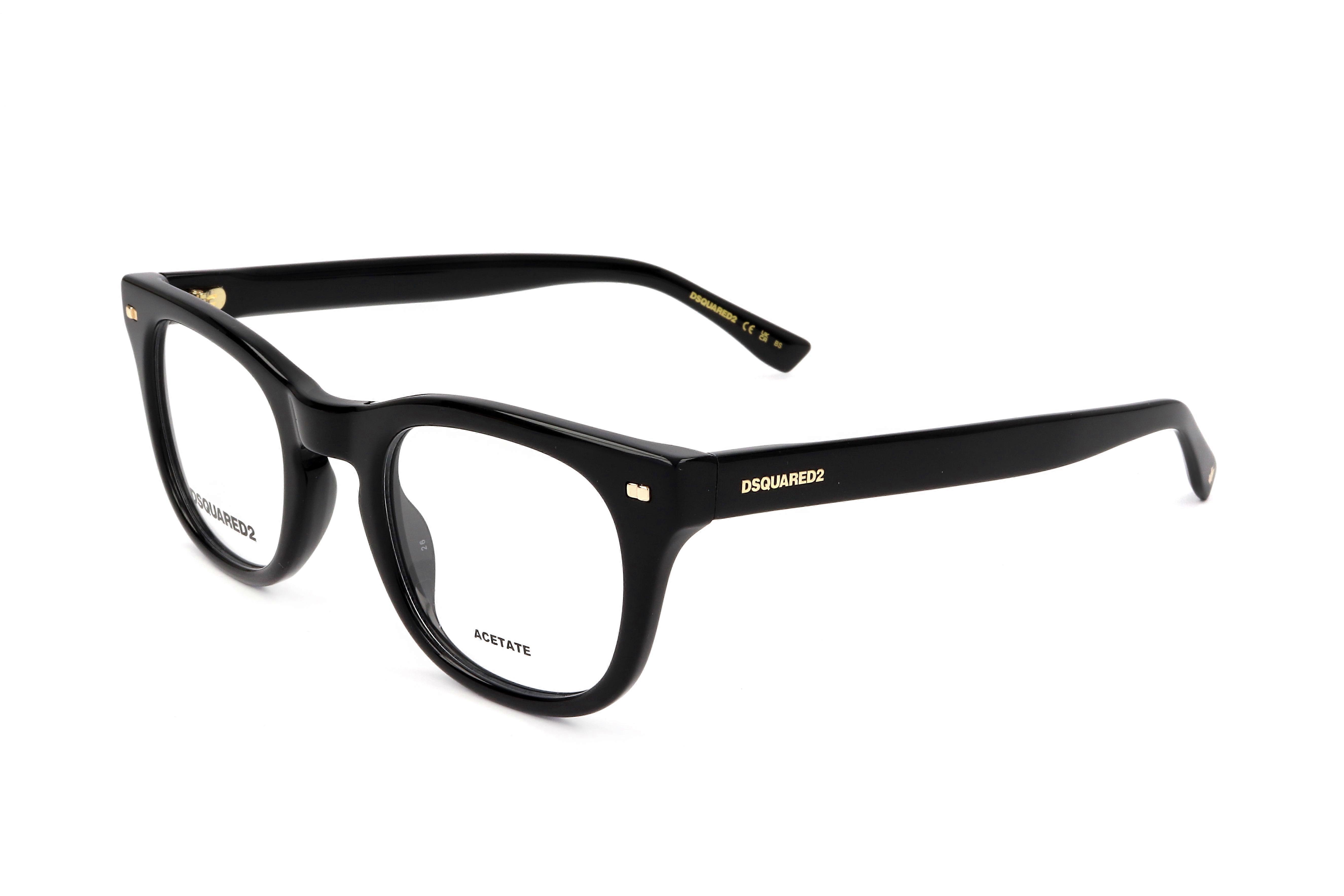Eyewear Frames Dsquared2 D2 0078 807 BLACK 48/23/145 MAN