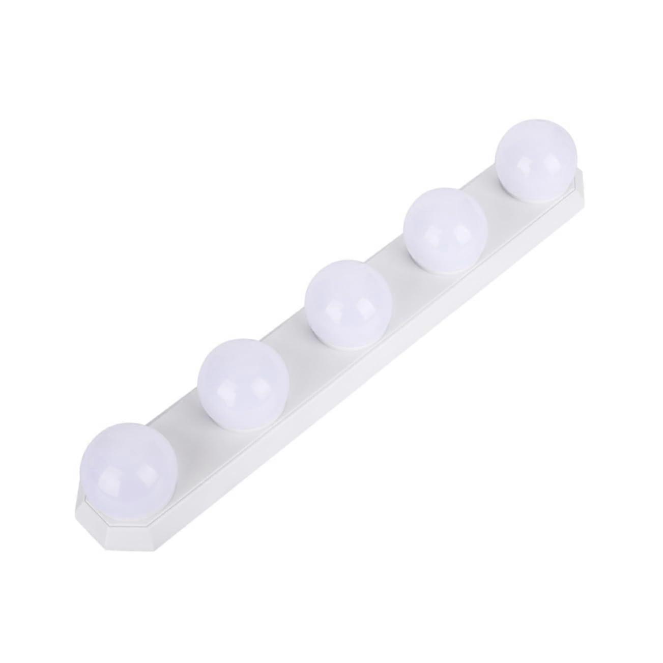 LED Makeup Mirror Lighting with Suction Cups, USB Powered, Adjustable Brightness and Color Temperature for Precision Makeup