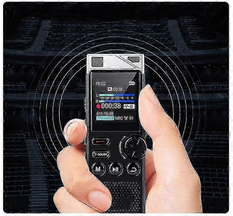 professional voice activated dictaphone recorder for effective noise reduction