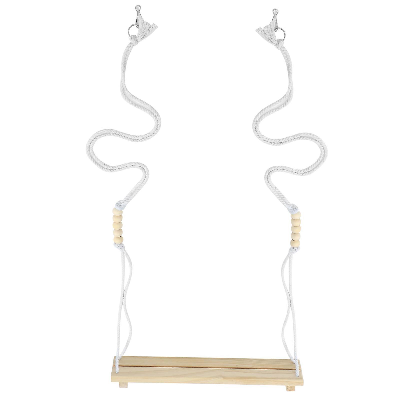 Chicken Training Toy Perch, Versatile Wooden Stand for Poultry Recreation