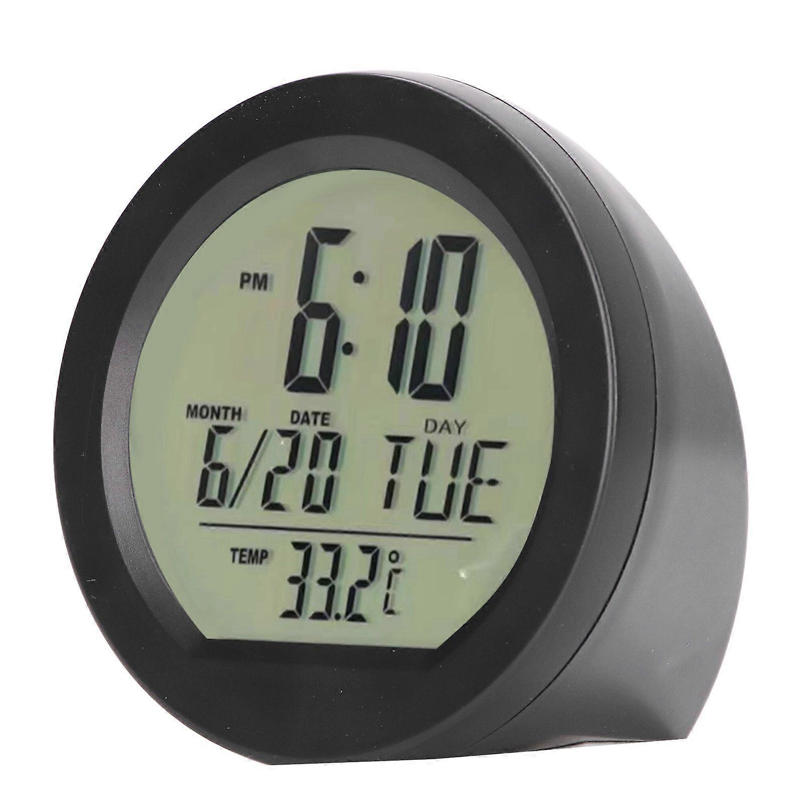 High quality  New solar powered smart fully automatic clock thermometer (shipped