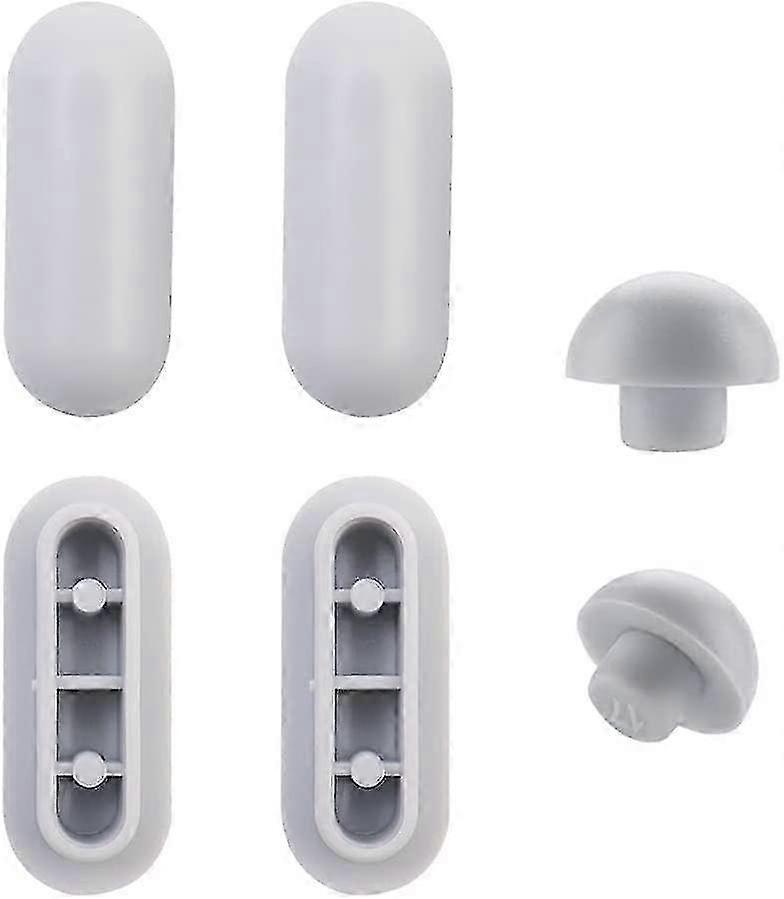 6 stk universelle toalettsete støtfangerputer pute