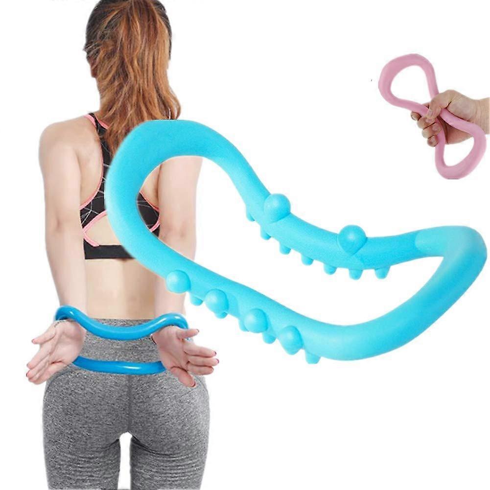 Yoga Ring Magic Circle for Pilates and Stretching - Elastic Thigh Training Exercise Ring, Durable Material, Adjustable Size