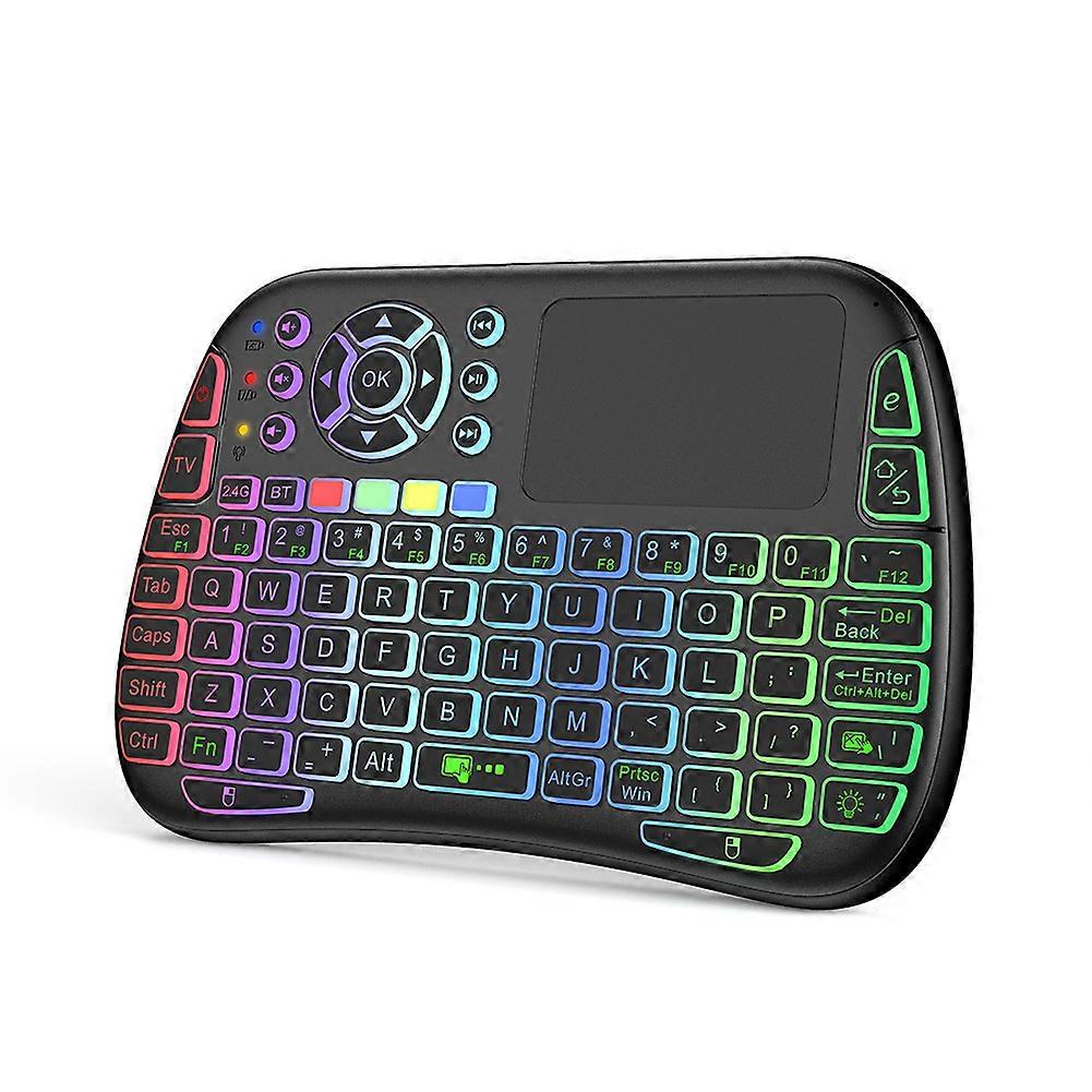 Air Mouse Keyboard 2.4G/Bluetooth-compatible Fly Mouse Touchpad for OS Linux