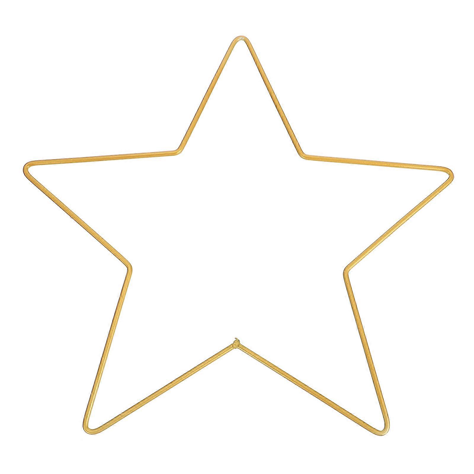 It looks like you're sharing a product title or description for **metal star macramé wall decor**, possibly for Christmas or home decoration