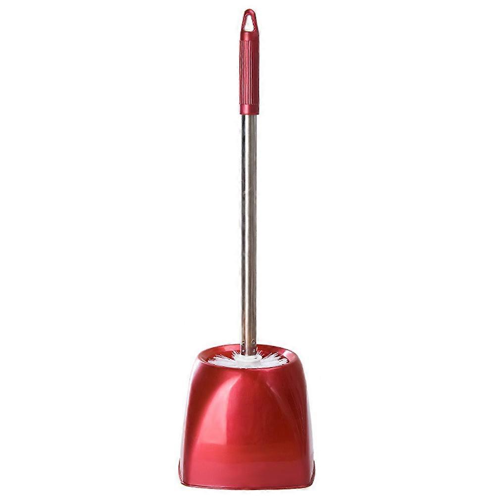 Compact Square Canister and Toilet Brush for Efficient Bathroom Organization