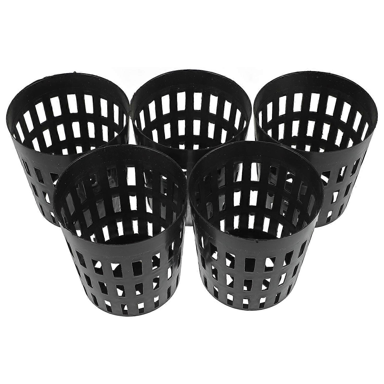 Root Development Hydroponic Pots, Reinforced Plastic Material, Reusable Planting Baskets