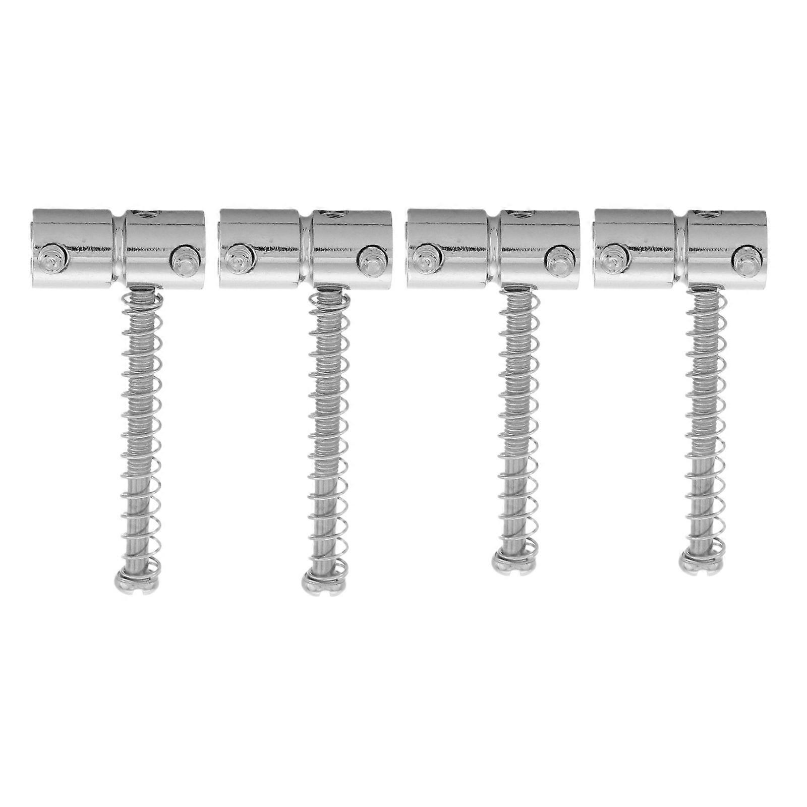 Guitar Bridge Saddle Electric Instrument Part Tension Control Recording 4.30X1.80X1.20CM Modern Style 4Set