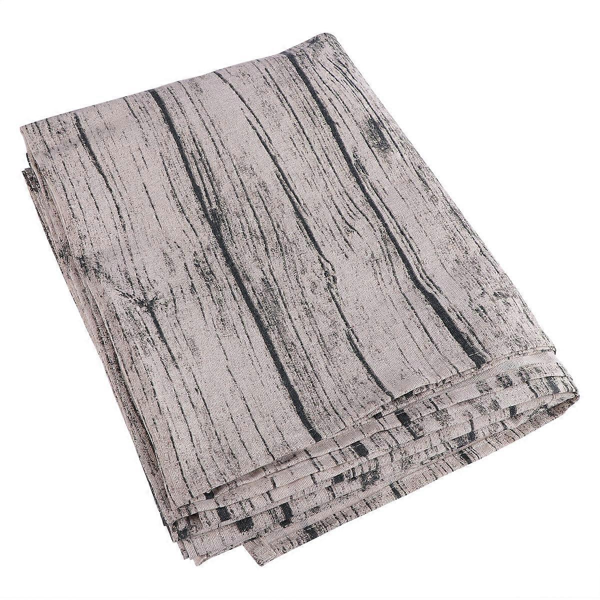 Dining Table Cloths Cotton And Linen Material Vintage European Style Multi 140 x 220 Cm Protect Against Spills 1Pack