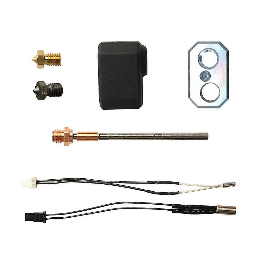 CYDT 3D Printer Accessory Hotend Kit Compatible with Prusa MK4 with High Quality Heating Block Silicone Sleeve Copper