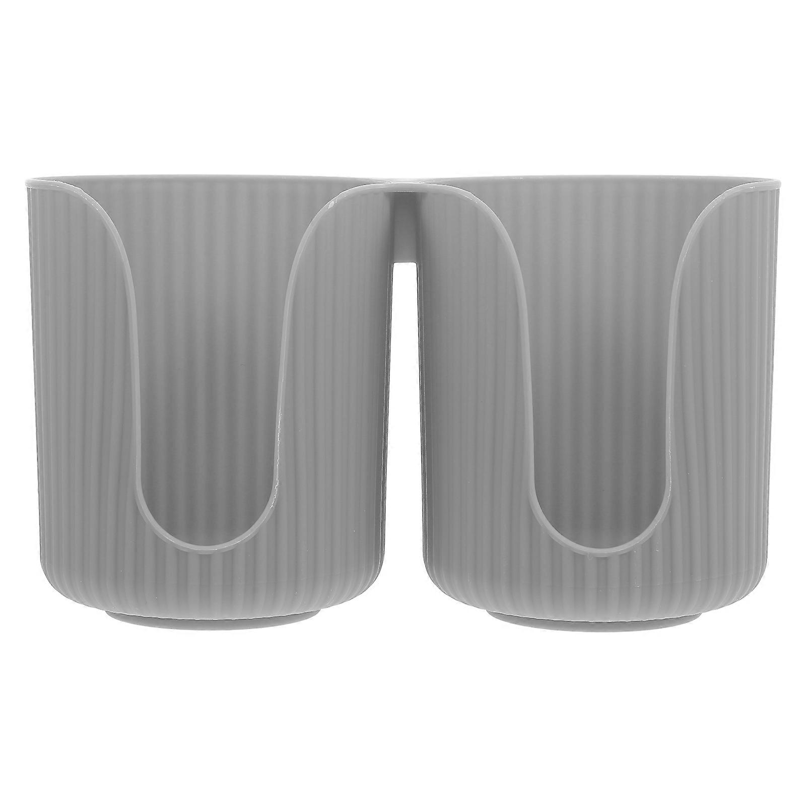 Desk Cup Holder Paper Cup Stand Grey 16.00X9.80X7.50CM Space-saving for General Users in Home and Office 1Pack