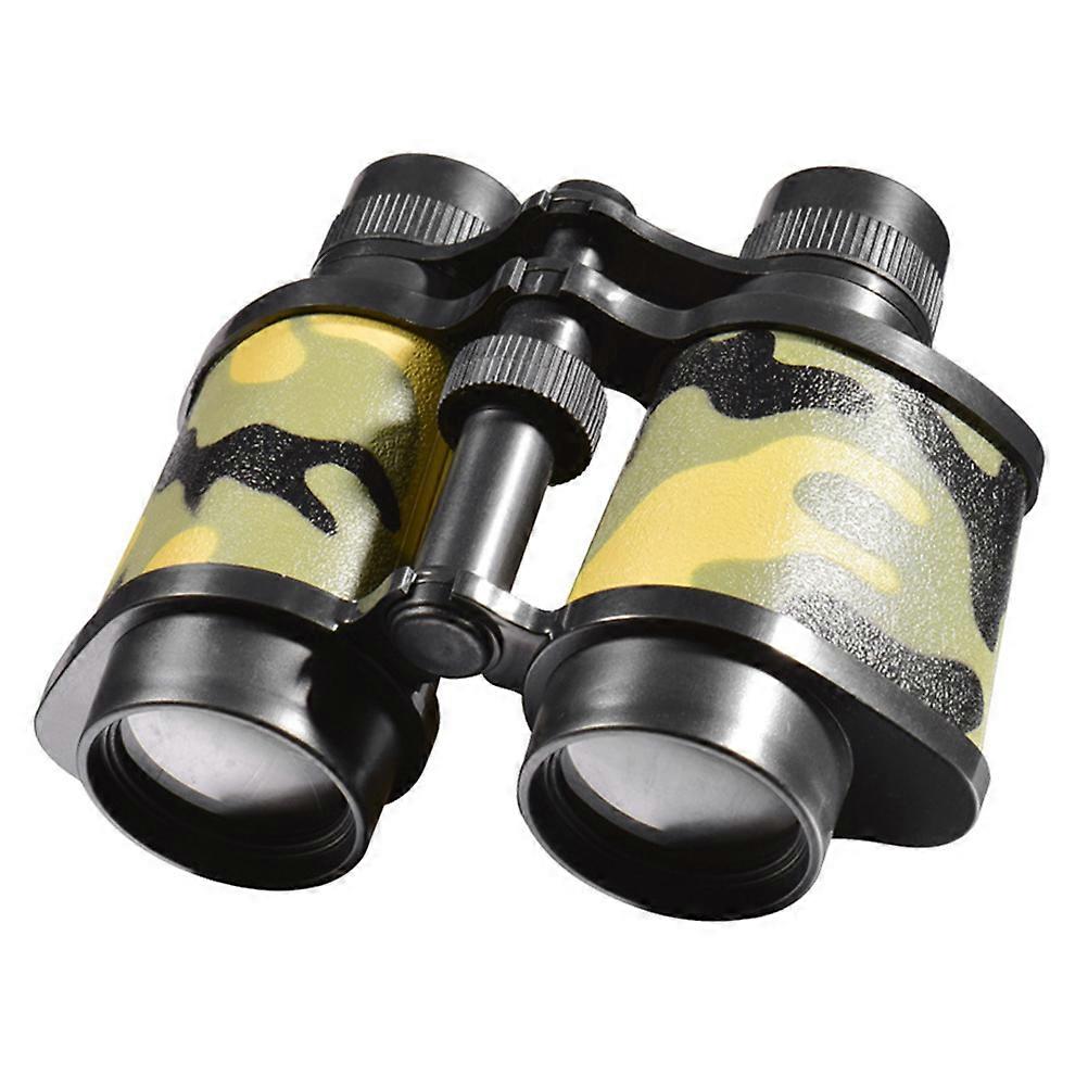 Children Toy Camouflage Color Plastic Binoculars For Learning Star Gazing 1Set