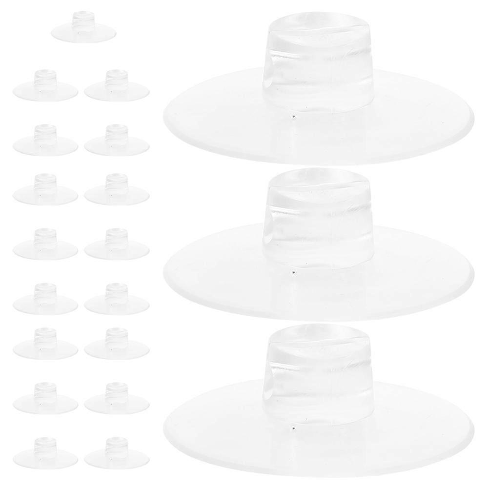 Transparent Suction Cup Cable Clips for Wire Management 20Pcs Set