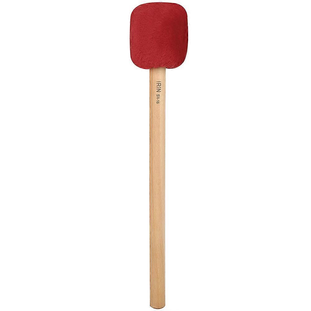 Bass Drum Mallet with Wooden Handle, Plush Head for Comfortable Practice, Non Slip Design, Lightweight and Durable for Drummers