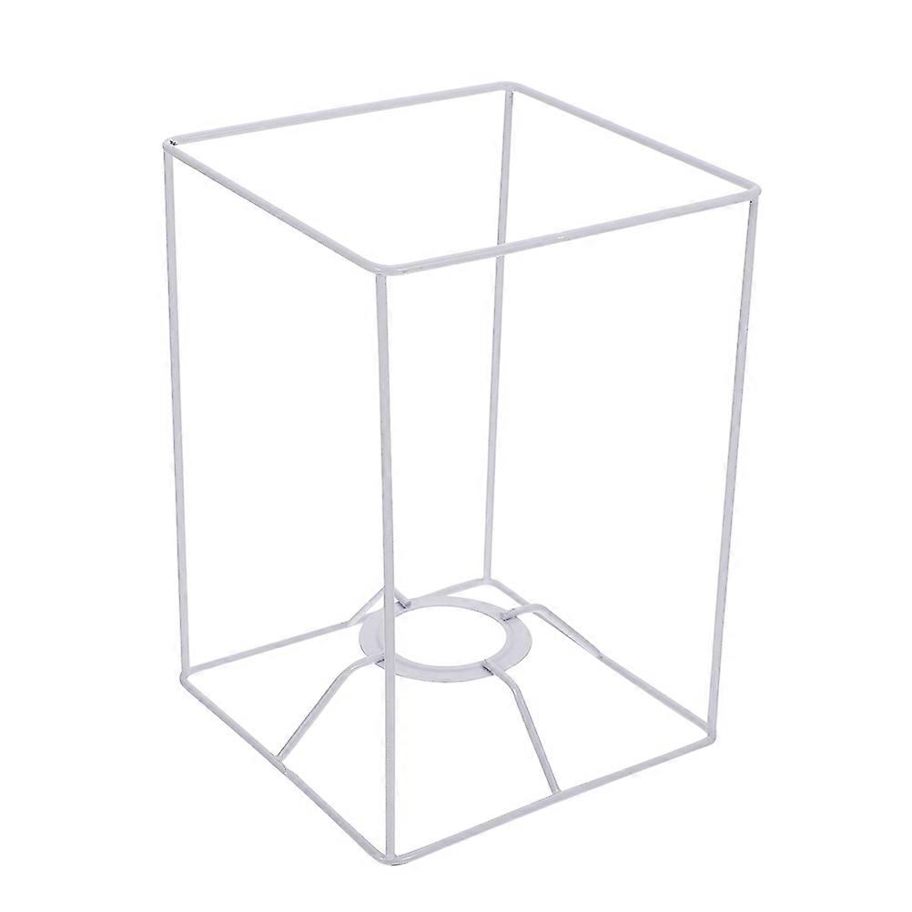 Light Shade Frame Square Iron Lampshade Frame Rustic Style Home Decor 1Set