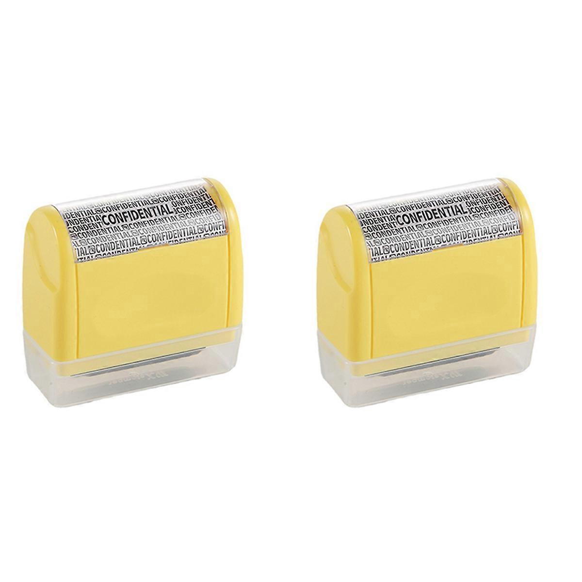 Identity Theft Protection Stamp Roller,for Personal Information Blackout, Privacy Confidential and A