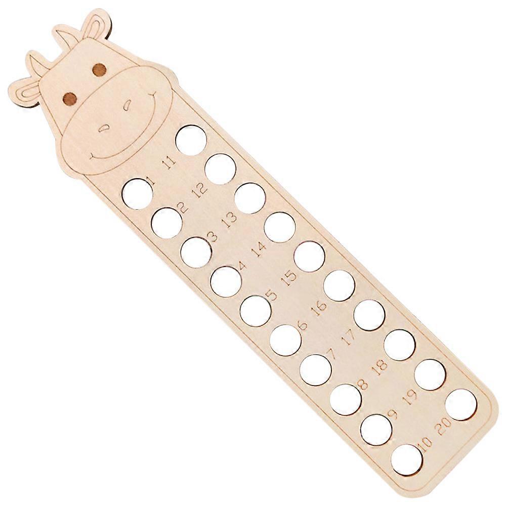 Wooden Cross Stitch Floss Storage Board with Multiple Slots for Organized Embroidery Threads – Portable and Durable Thread Keeper for Sewing Projects