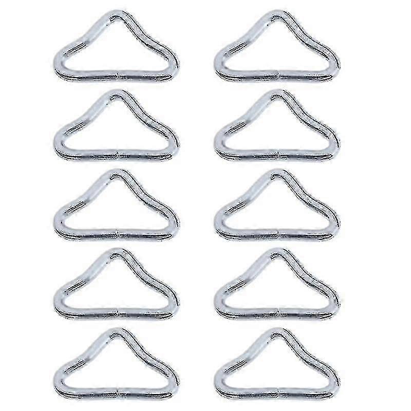 10pcs / pack Trampoline Mat Triangle Rings Buckle Universal Fit Ring V-rings