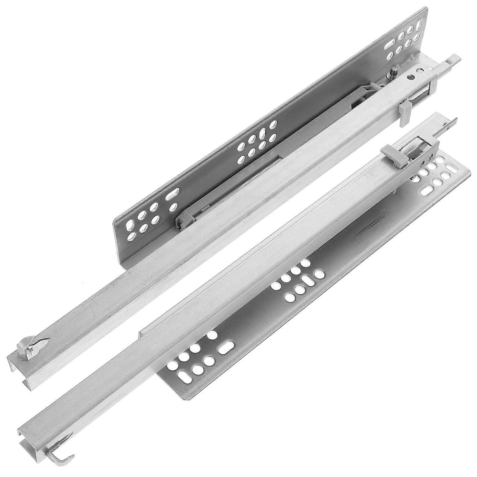 Drawer Soft Close Slides Heavy Duty Cabinet Slides Furniture Hardware 14.2×1.7×1.6in Damping Buffer 2Pcs