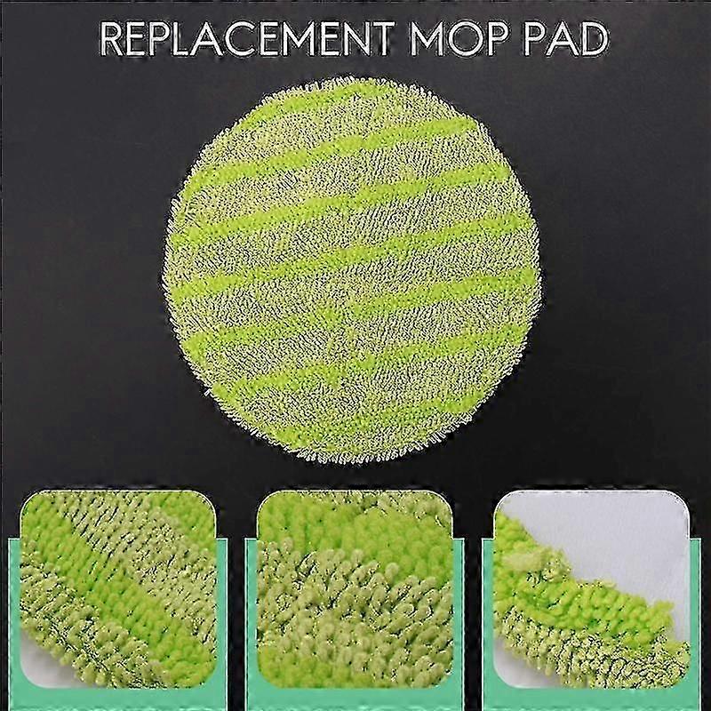 10 Pcs Replacement Pad Compatible Cordless Electric Rotary Mop Scrubber Pad