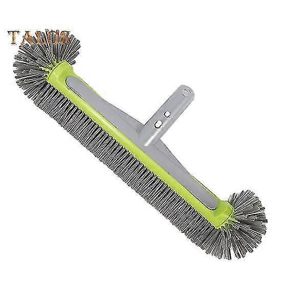 Swimming Pool Cleaning Brush with Round-End Brush Head Semi-spherical Bristles Extra-Wide Multi-Function Pool Tile Scrubber Brush