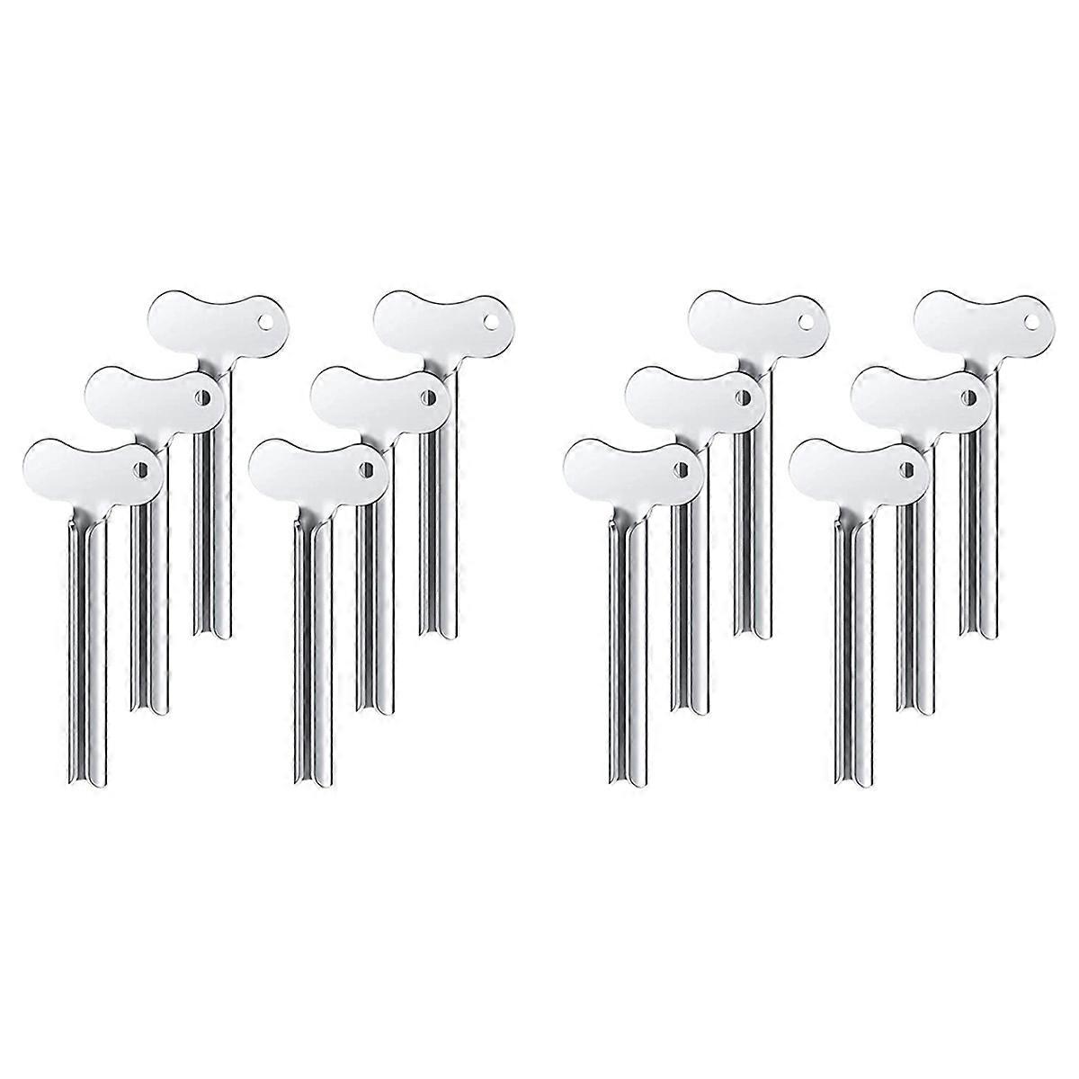 6 Pcs Stainless Steel Toothpaste Tube Squeezers
