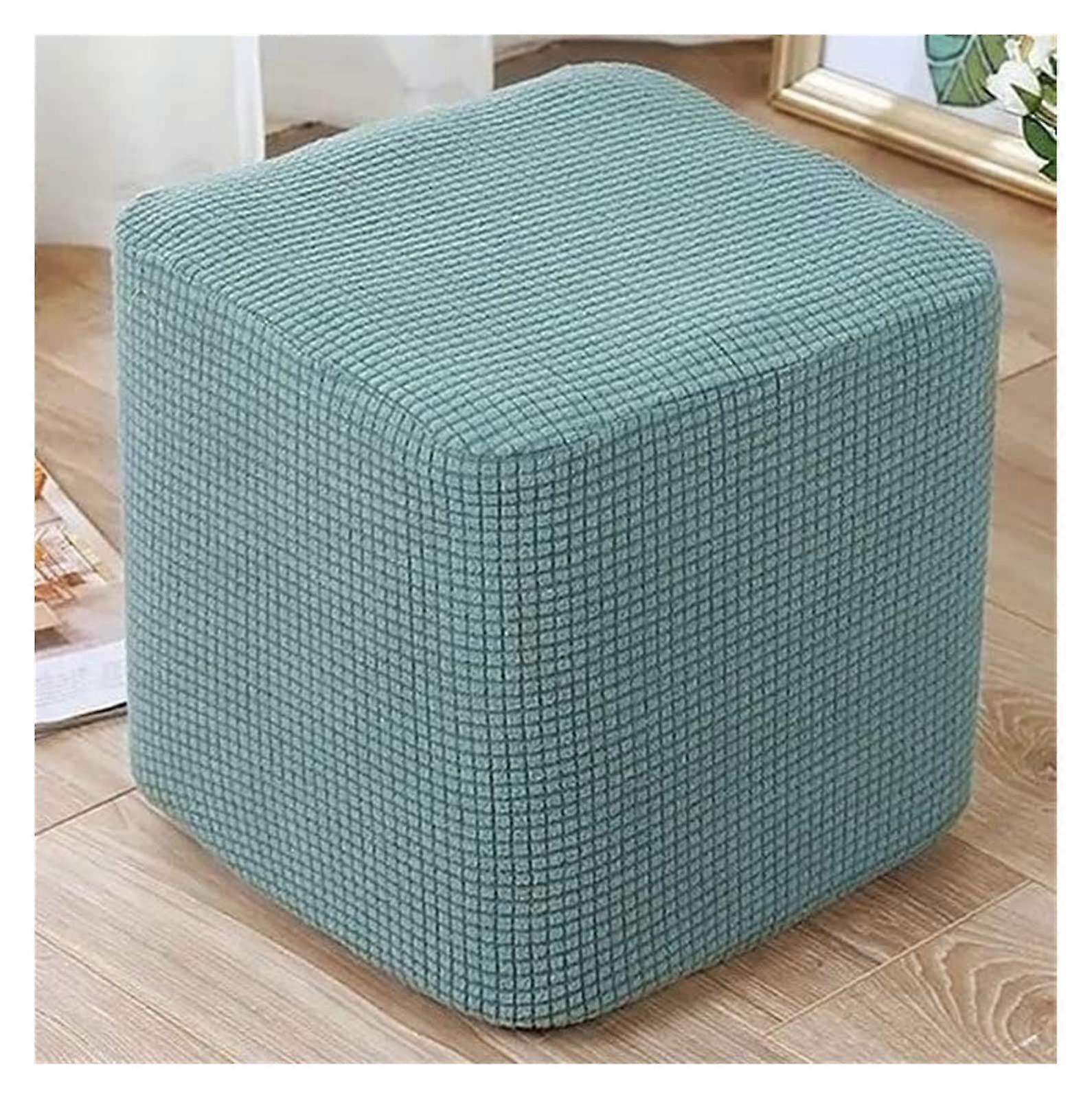Footstool Seat Elastic Cover Jacquard for Rectangular 45x45cm Stool Sofa Cover