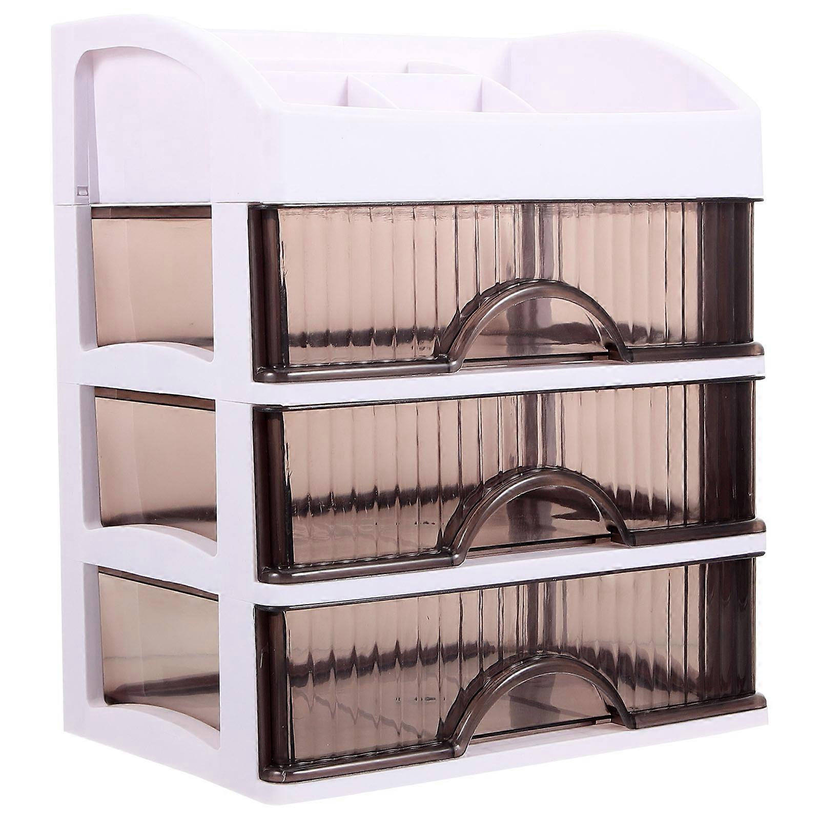 Tabletop Storage Cabinet Tabletop Small Cabinet Modern Style Study Table Practical Desktop Organizer 1Pcs