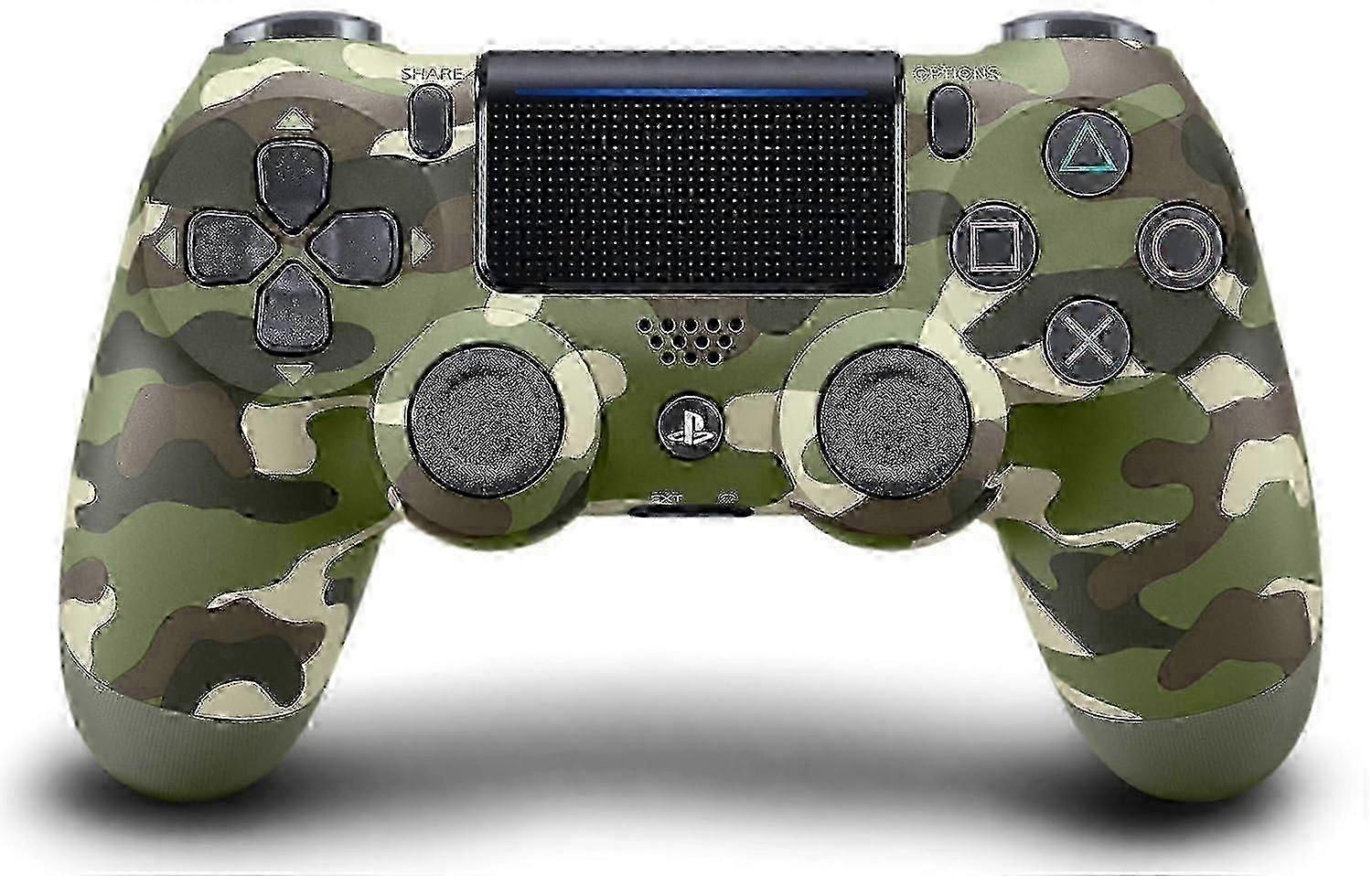 Wireless Controller for PS4, Camouflage Green - Official Licensed Gaming Accessory