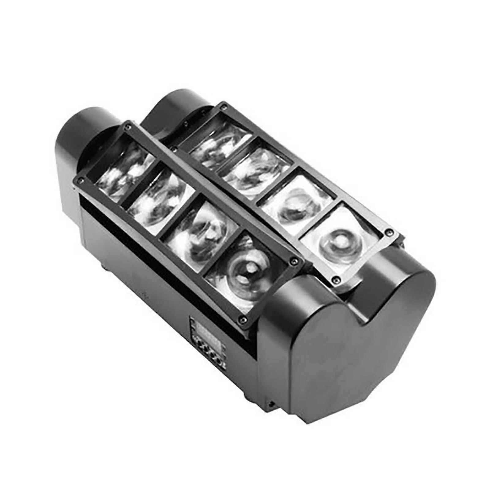 Disco Light Mini 8x10W LED Shake Head DJ Stage Light RGBW DMX512 For Party Bar Club Wedding Halloween Noir A