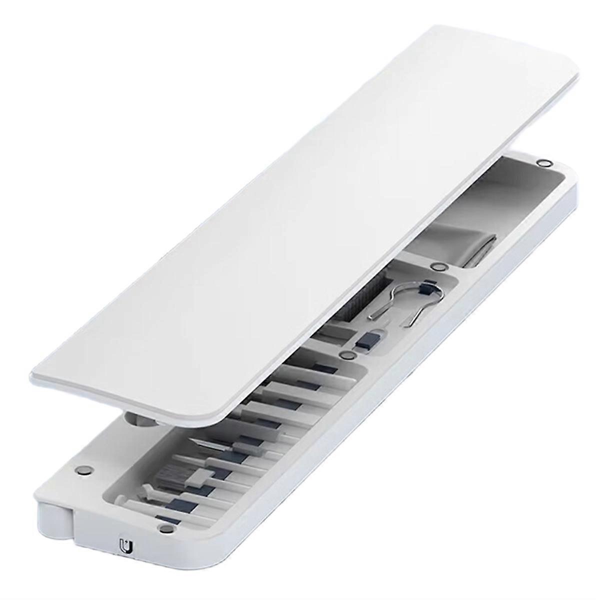 New QS22 with Cleaning Tools Keyboard Wrist Rest Pad Soft Foam Office Work Game Pad Cleaner Kit Whi