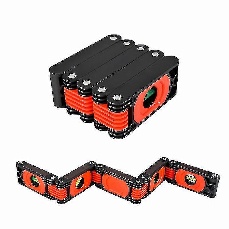 2 Pieces Adjustable Foldable Level, 28-inch Multi-angle Measurement Woodworking Tool for Precise Leveling