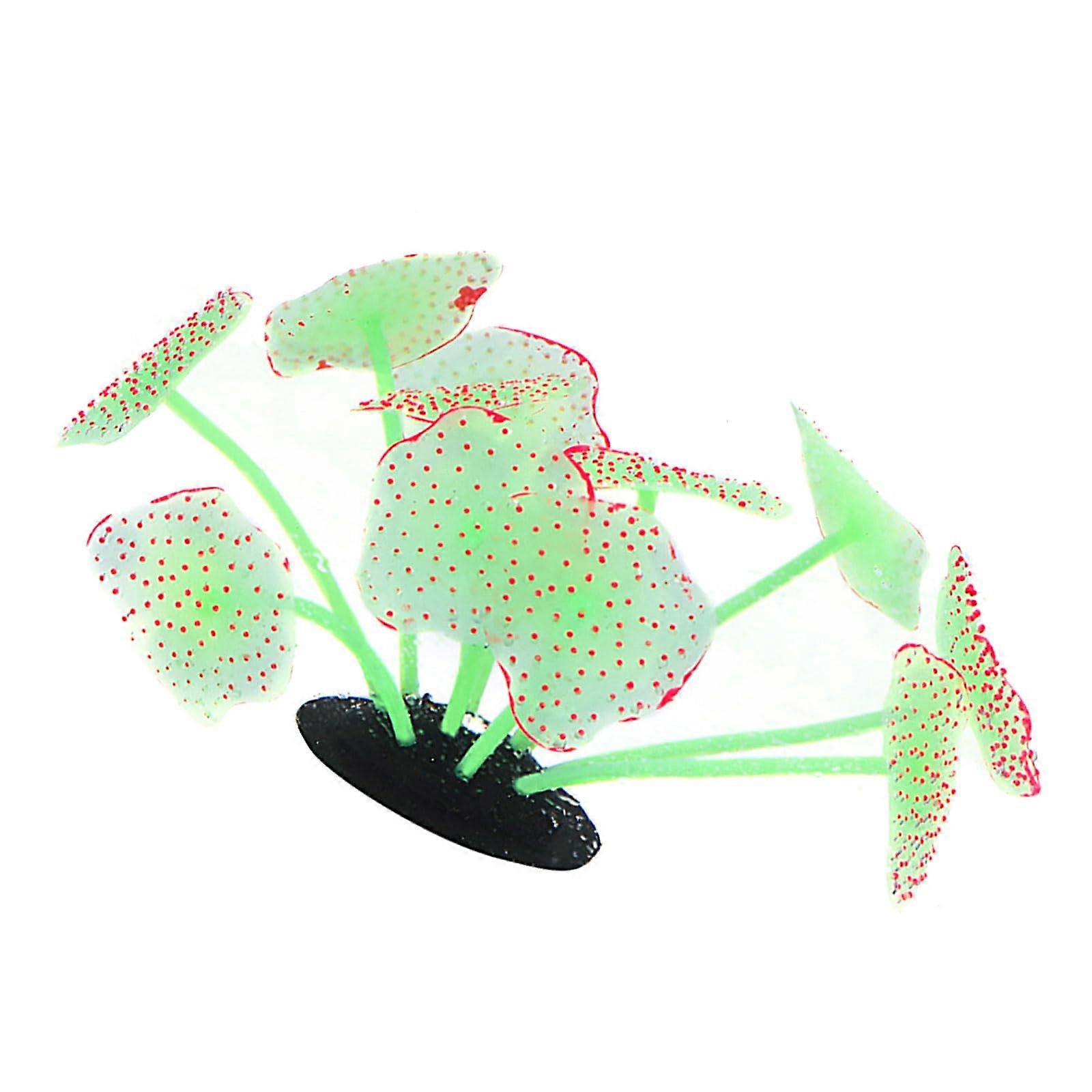 Artificial Colorful Water Plant Glows in the Dark for Aquarium Decoration and Landscape Enhancement